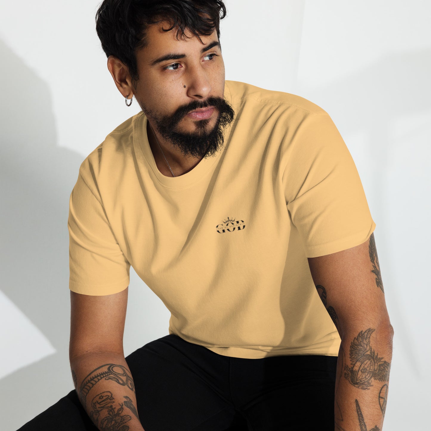 Men’s Premium Heavyweight T-Shirt _GOD