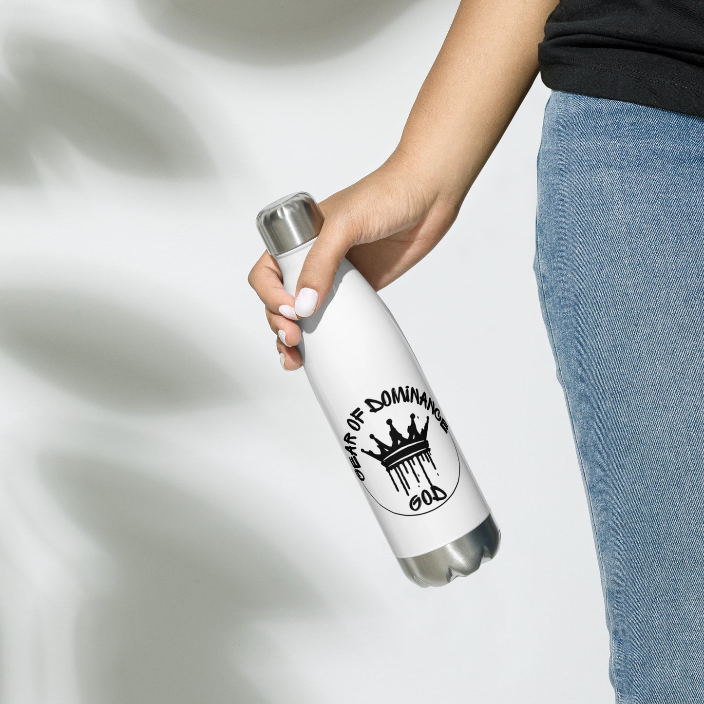Stainless steel water bottle _GOD