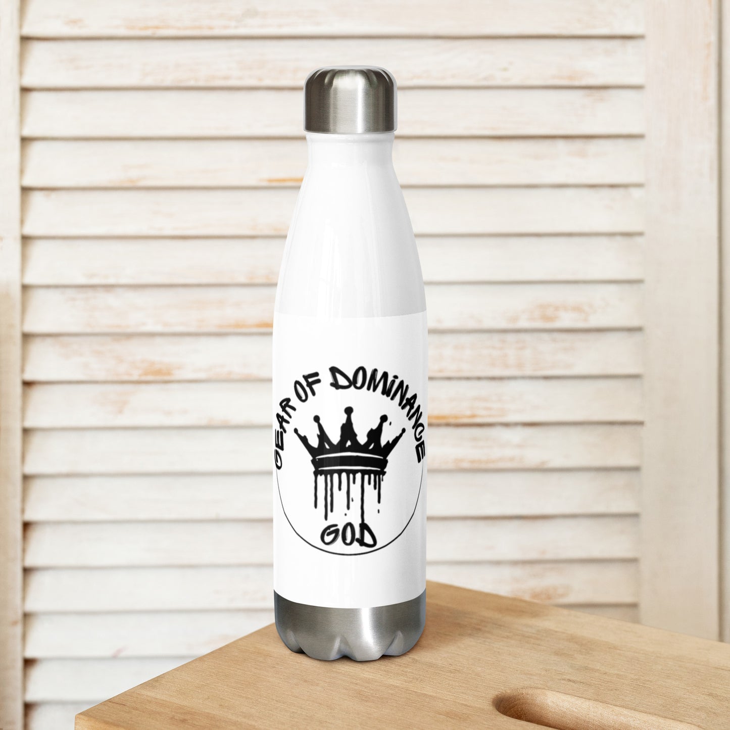 Stainless steel water bottle _GOD