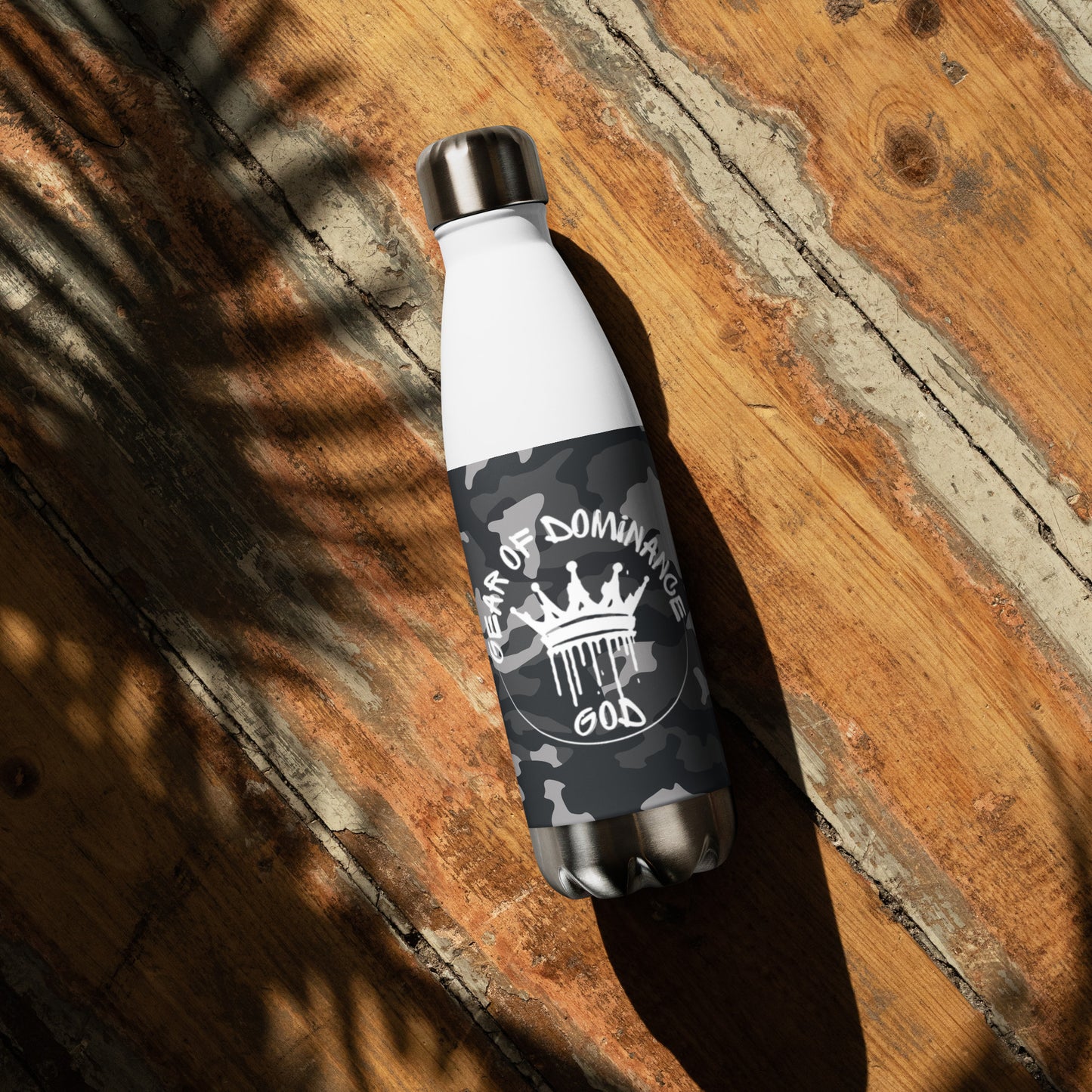 Stainless steel water bottle _GOD