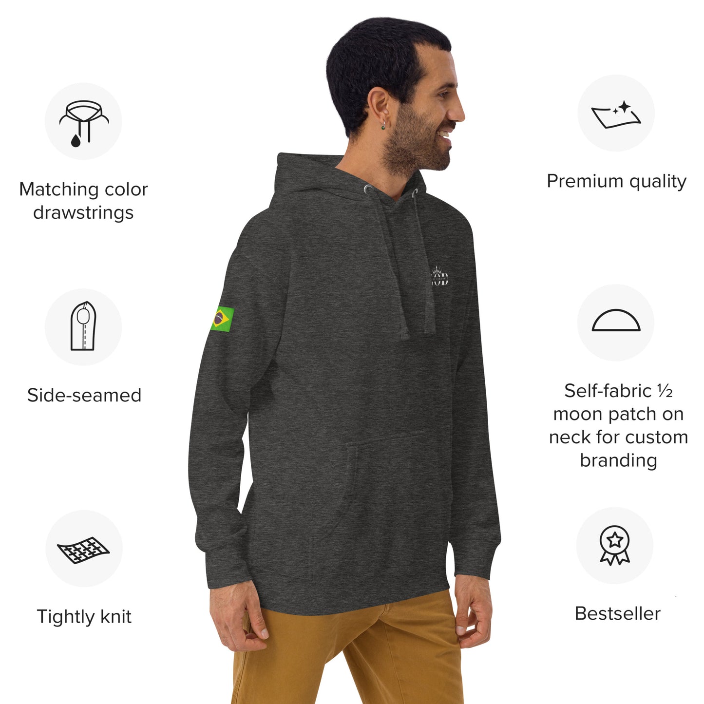 Unisex International Hoodie (BRAZIL) _GOD