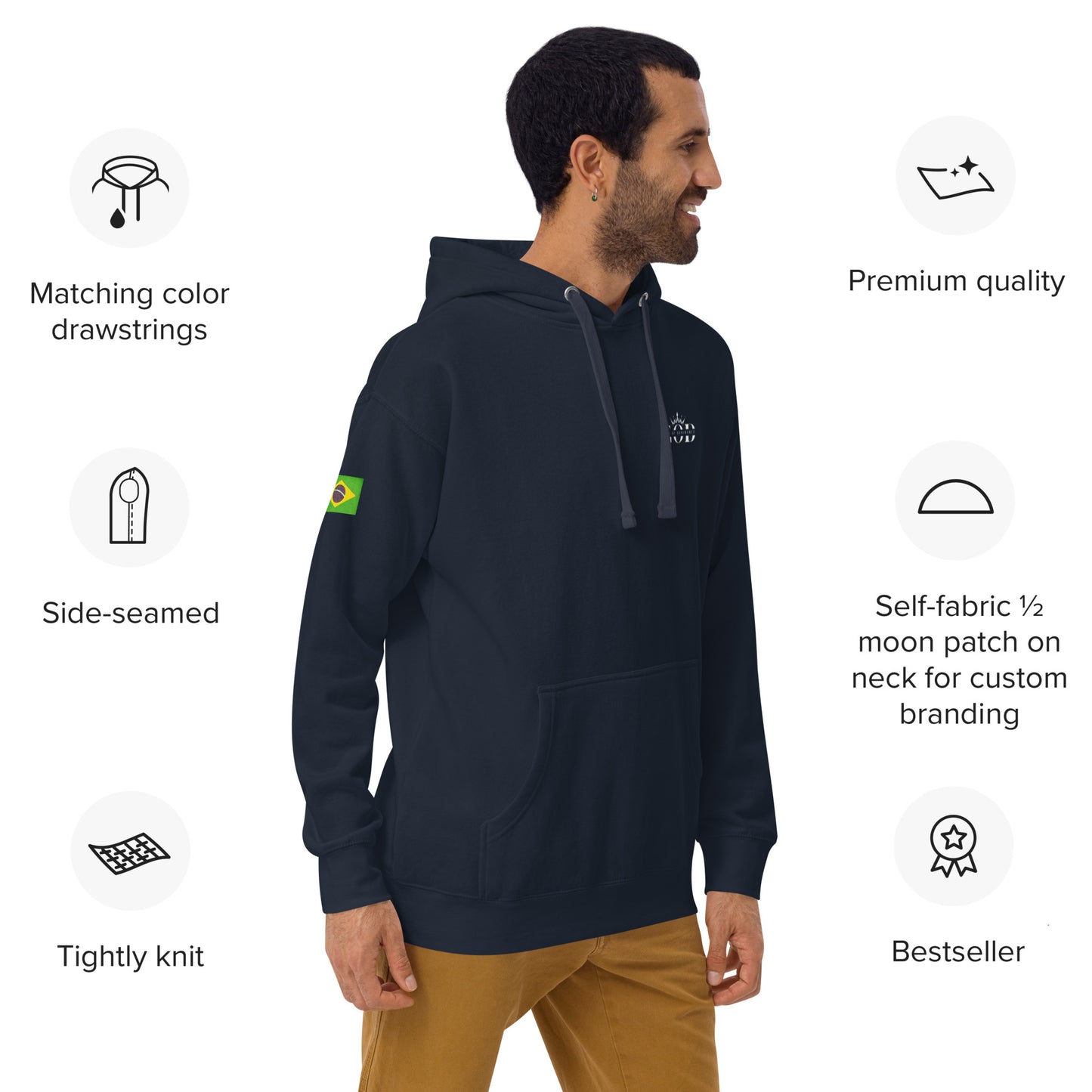 Unisex International Hoodie (BRAZIL) _GOD