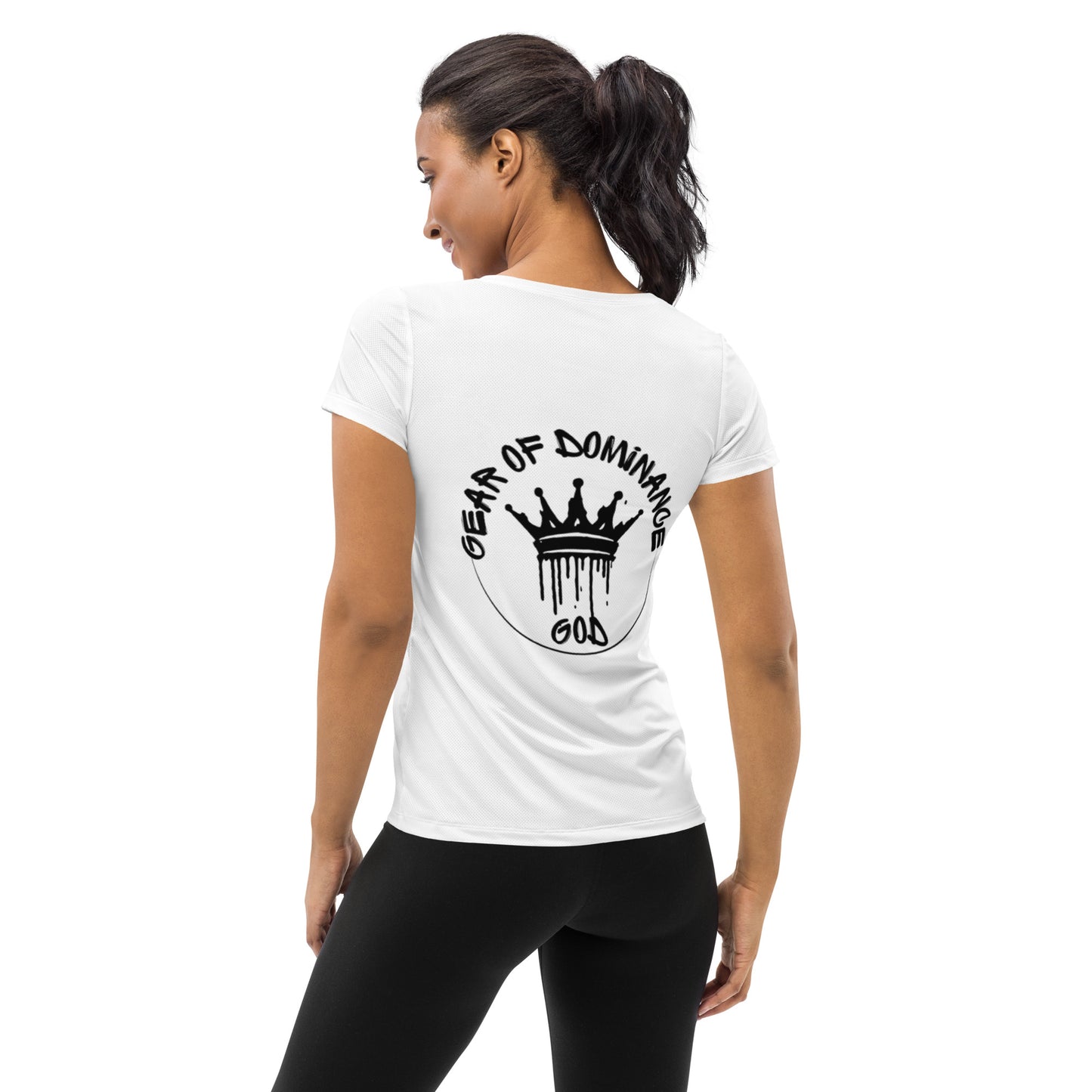 Women's Athletic T-shirt _Gear Of Dominance