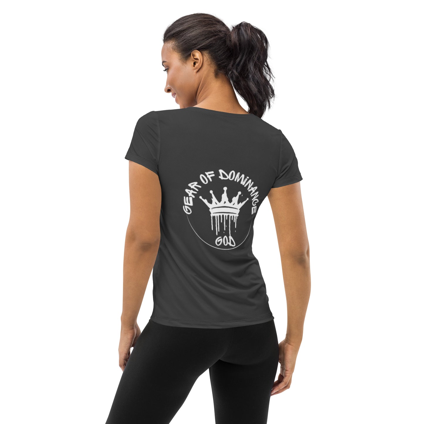 Women's Athletic T-shirt _Gear Of Dominance