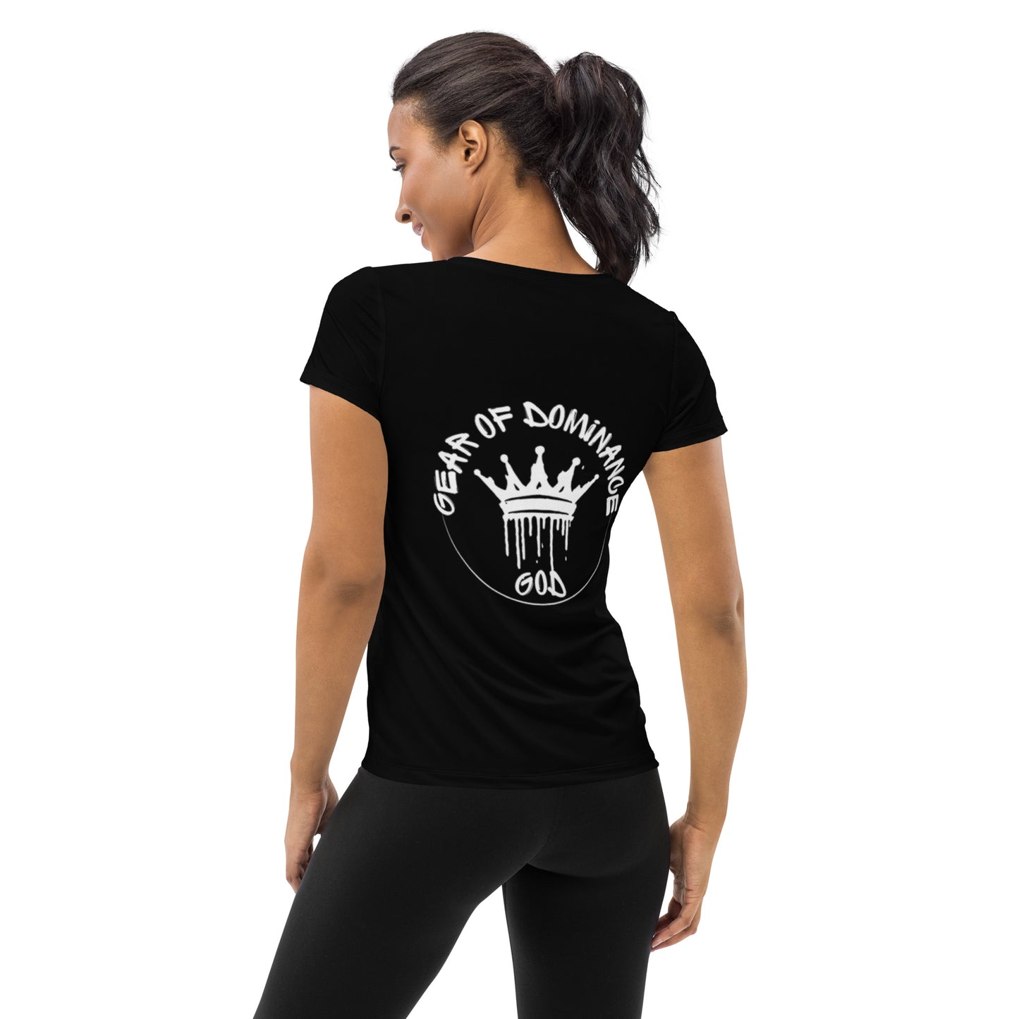 Women's Athletic T-shirt _Gear Of Dominance