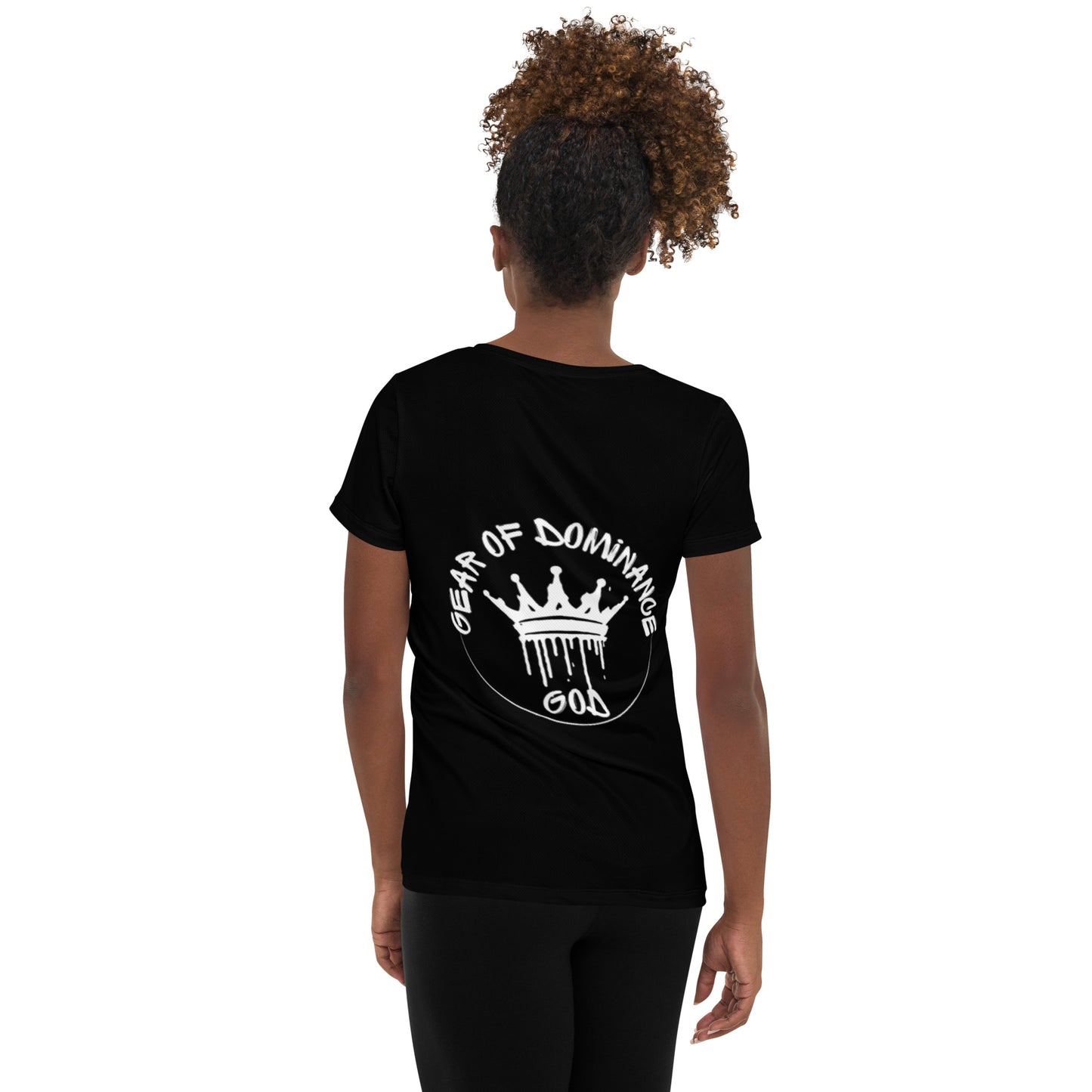 Women's Athletic T-shirt _Gear Of Dominance