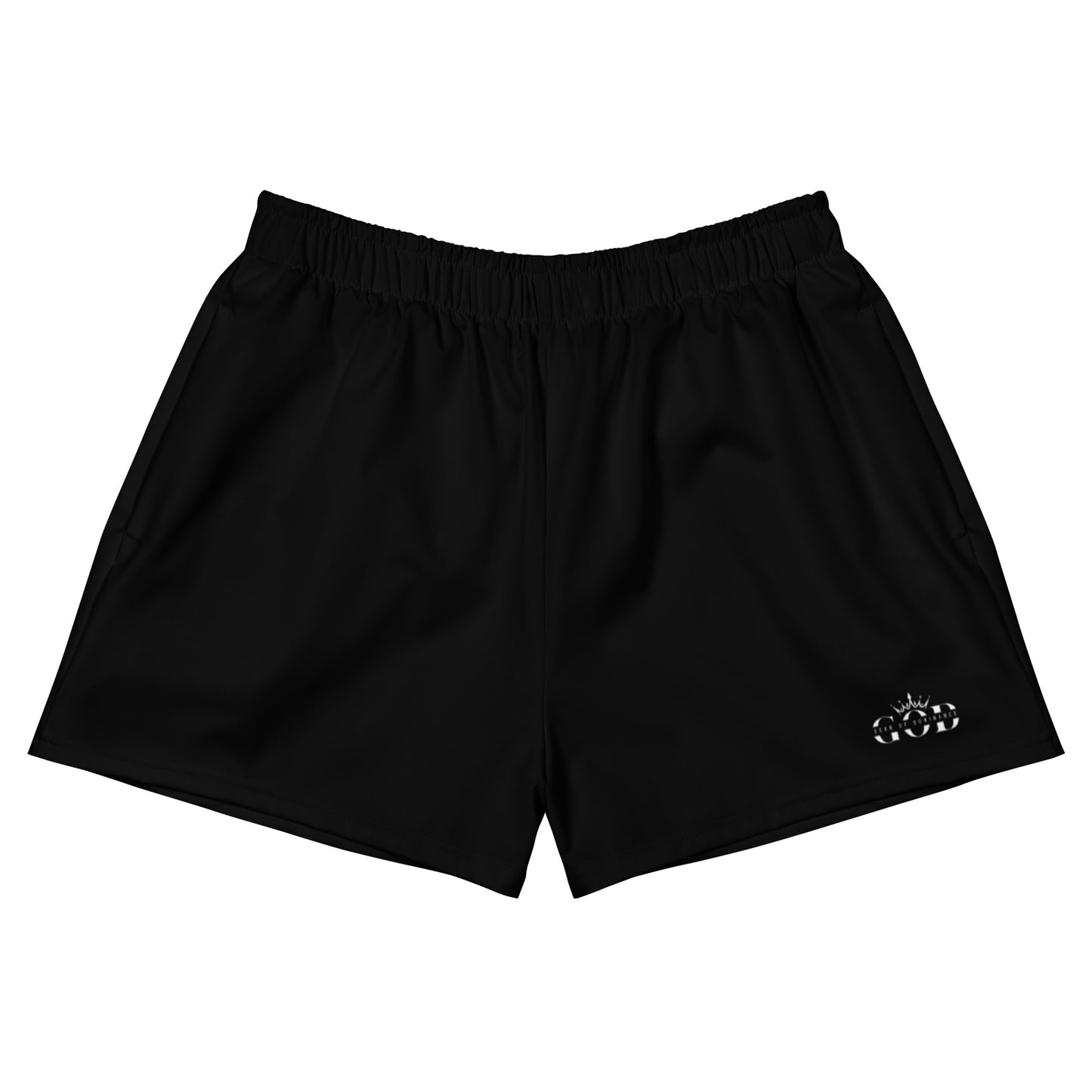 Women’s Recycled Athletic Shorts _GOD