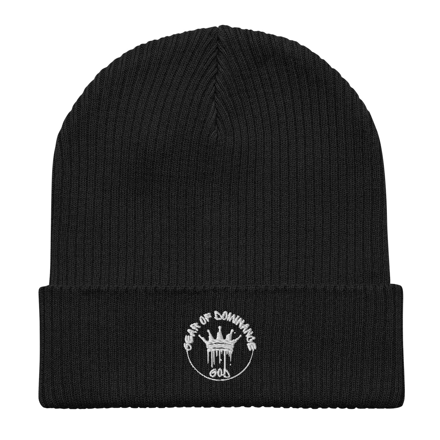 Organic Ribbed Beanie _GOD