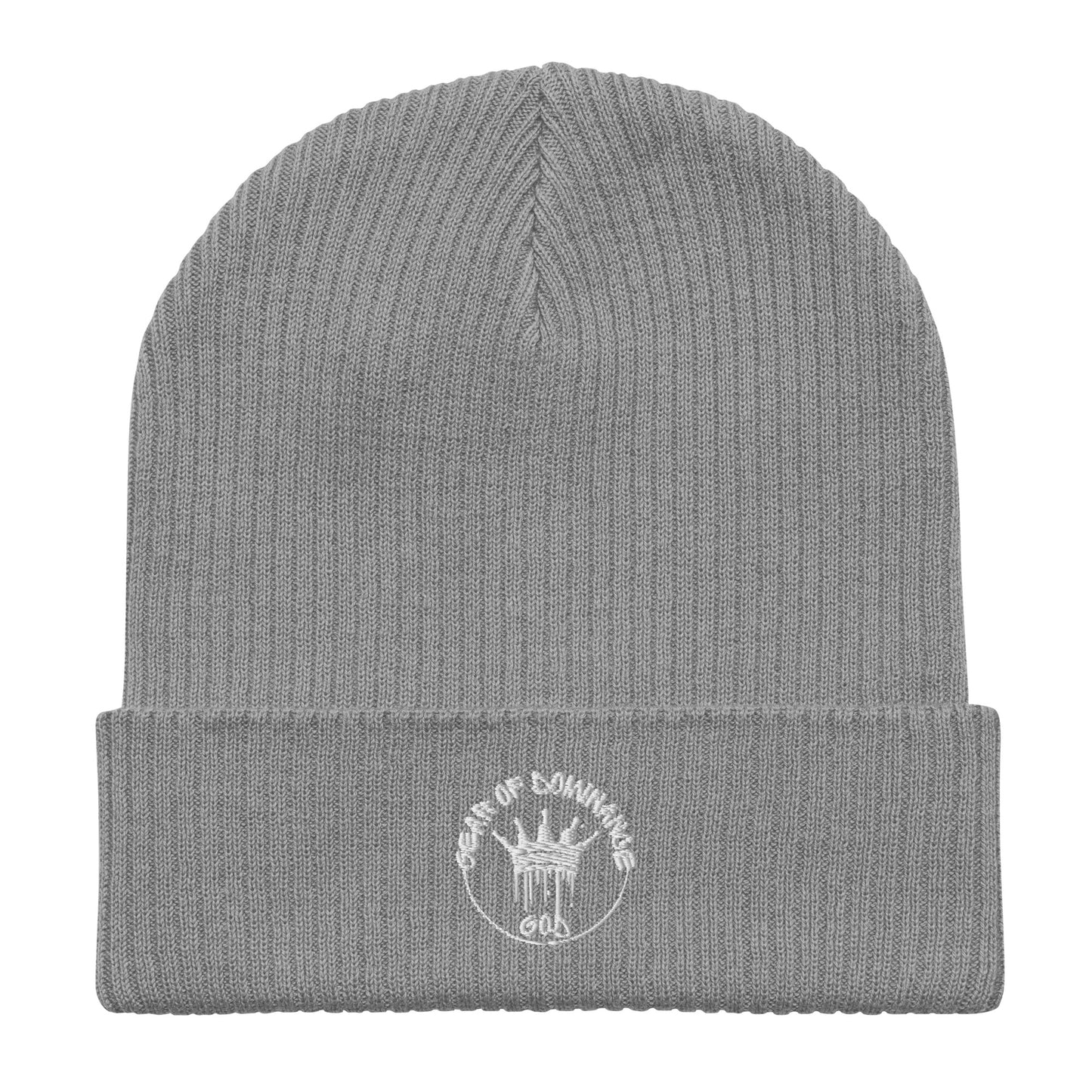 Organic Ribbed Beanie _GOD