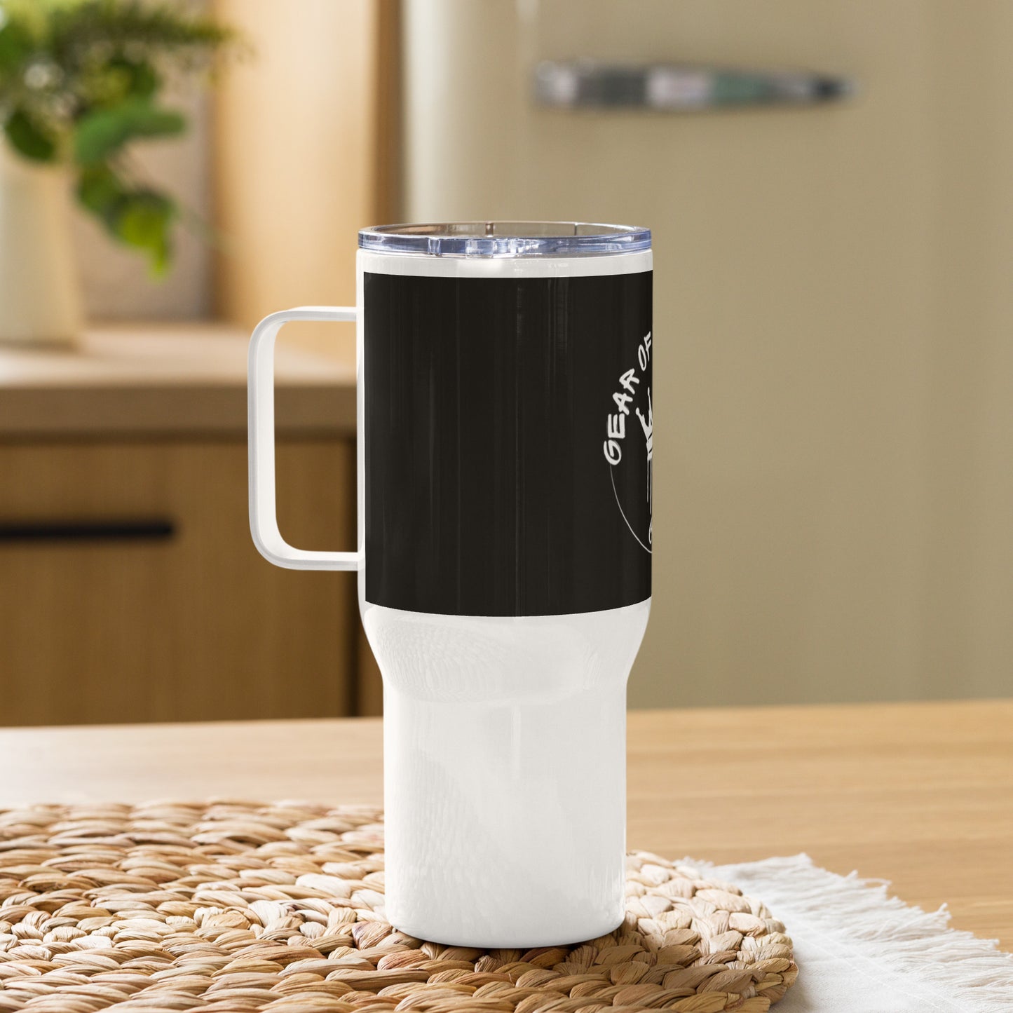 Travel mug with a handle _GOD